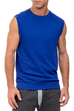 2(X)IST Blue Embossed Muscle Sweatshirt thumbnail 1