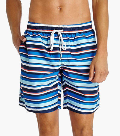2(X)IST Blue Stripe Hampton Swim Short