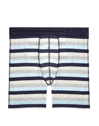 2(X)IST Blue Stripe Premium Pima Boxer Brief