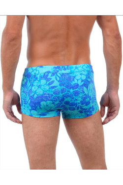2(X)IST Caribbean Breeze Tie-Dye Floral Swim Trunk thumbnail 2