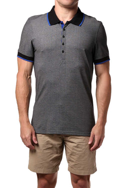 2(X)IST Grey Tipped Polo Shirt thumbnail 1