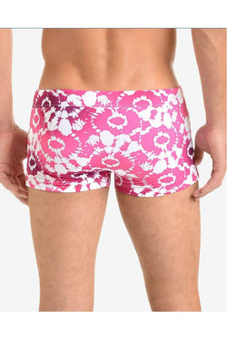 2(X)IST Magenta Tie-Dye Swim Trunk thumbnail 3