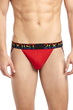 2(X)IST Toreador Red Pride Cotton Stretch Jockstrap thumbnail 1