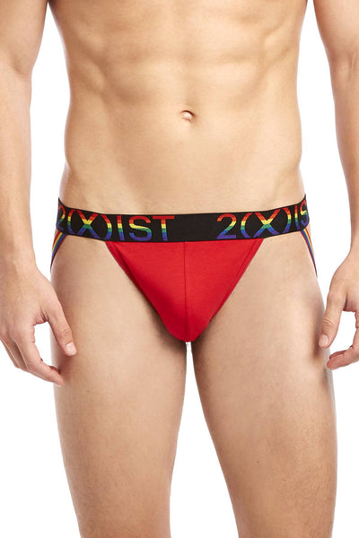 2(X)IST Toreador Red Pride Cotton Stretch Jockstrap