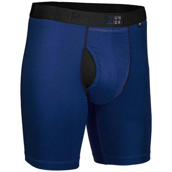2UNDR Navy Power Shift Long Leg Boxer Brief