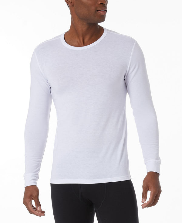 32 Degrees Heat Plus Crewneck Shirt White