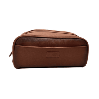 49.50 Original Penguin Travel Kit Bag with Toiletry Bottle Brown