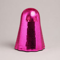 8-Inch Pink Disco Ghost Tabletop Decor thumbnail 1