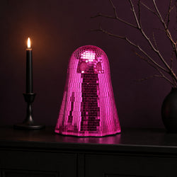 8-Inch Pink Disco Ghost Tabletop Decor thumbnail 4