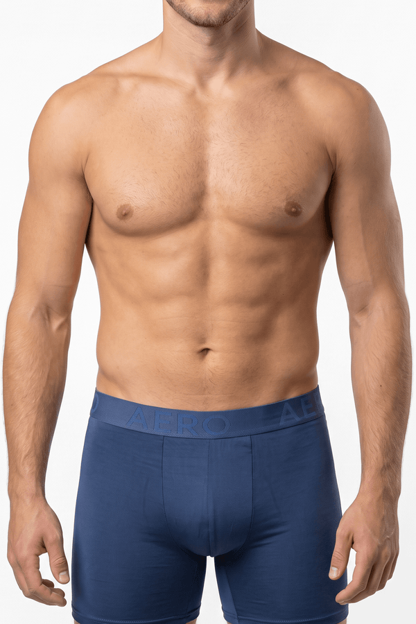 AERO Blue Boxer Briefs - AER-4Q95