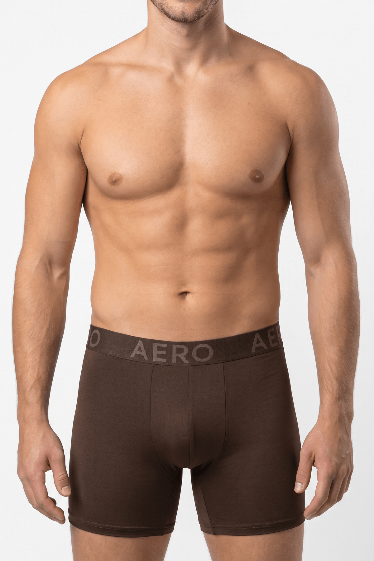 AERO Brown Boxer Briefs - AER-H66Y