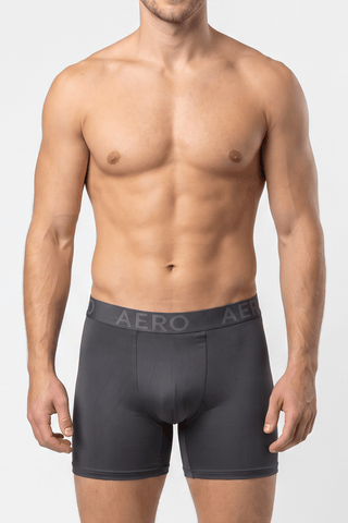 AERO Gray Boxer Briefs - AER-DRCR