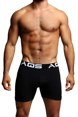 AQS Black/Burgundy/Grey Boxer Brief 3-Pack thumbnail 3