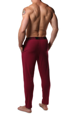 AQS Burgundy Loungewear Pant thumbnail 2