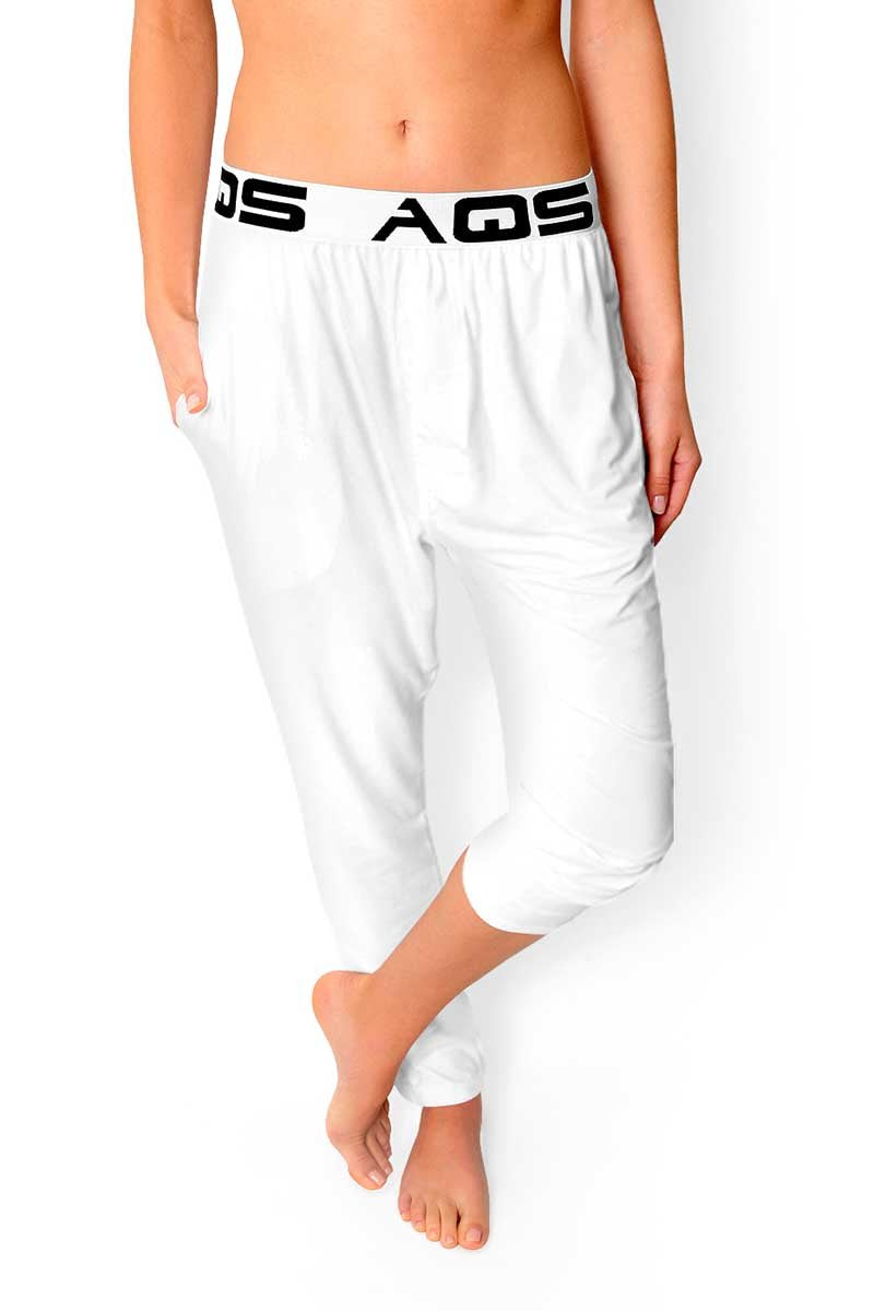 AQS White Loungewear Pant