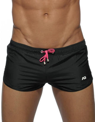 Addicted Black Basic Mini Swim Short