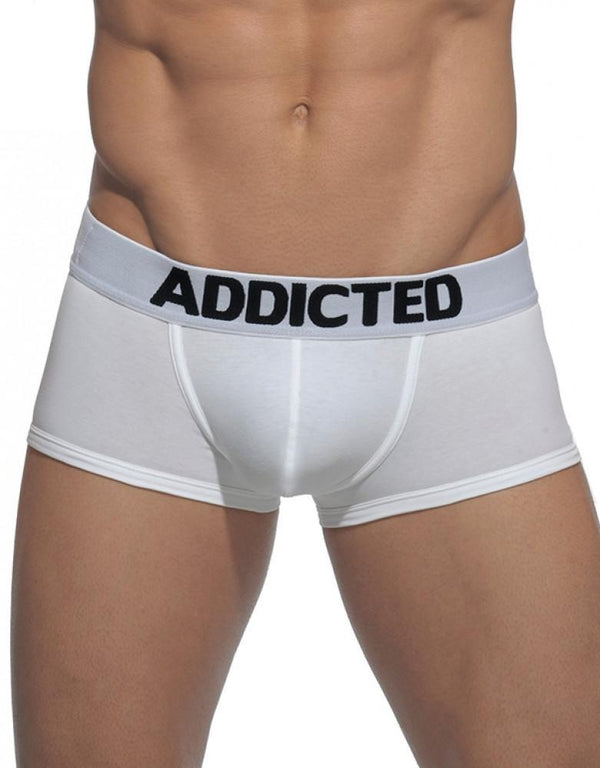 Addicted White Basic Boxer