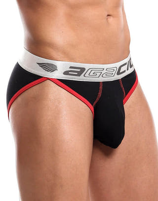Agacio Black Jam Super Soft Bikini Brief