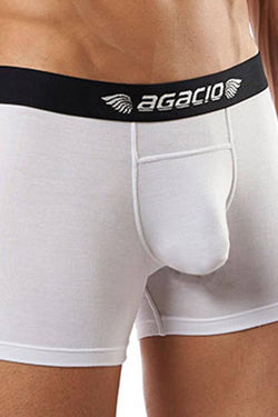 Agacio Modal Basics Boxer in White thumbnail 1
