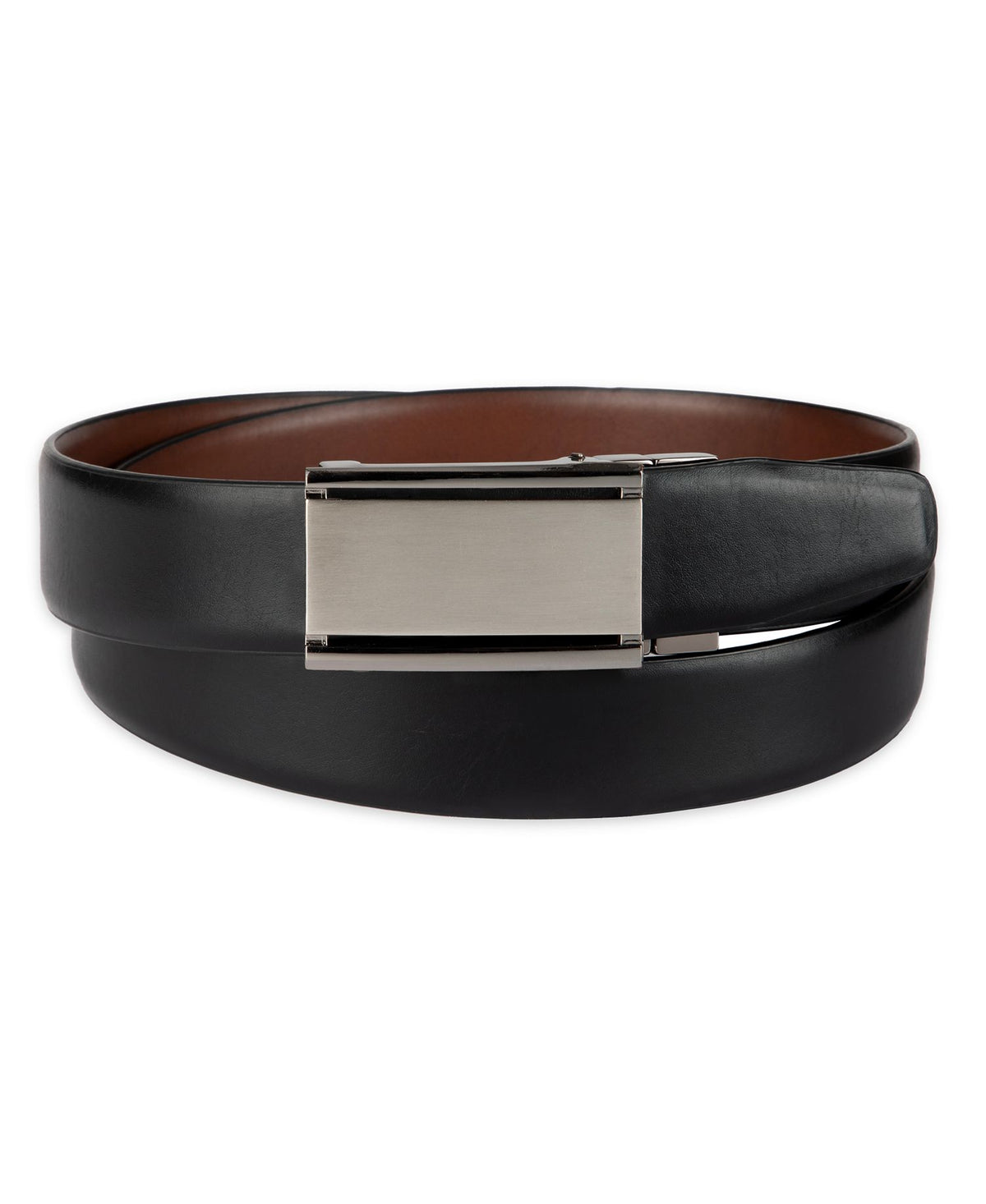 Alfani 2-In-1 Reversible AlfaTech Custom Fit Pressure Locking Plaque Buckle Belt
