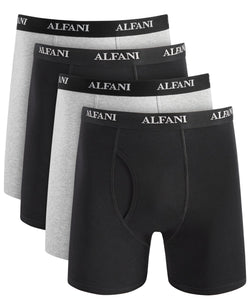 Alfani 4-Pk. Moisture-Wicking Cotton Boxer Briefs thumbnail 1