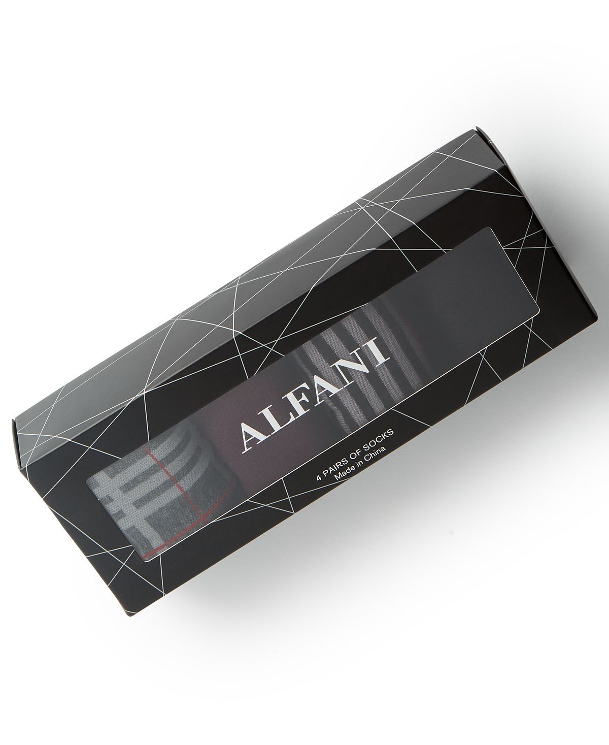 Alfani 4-pk. Dress Socks With Gift Box Black