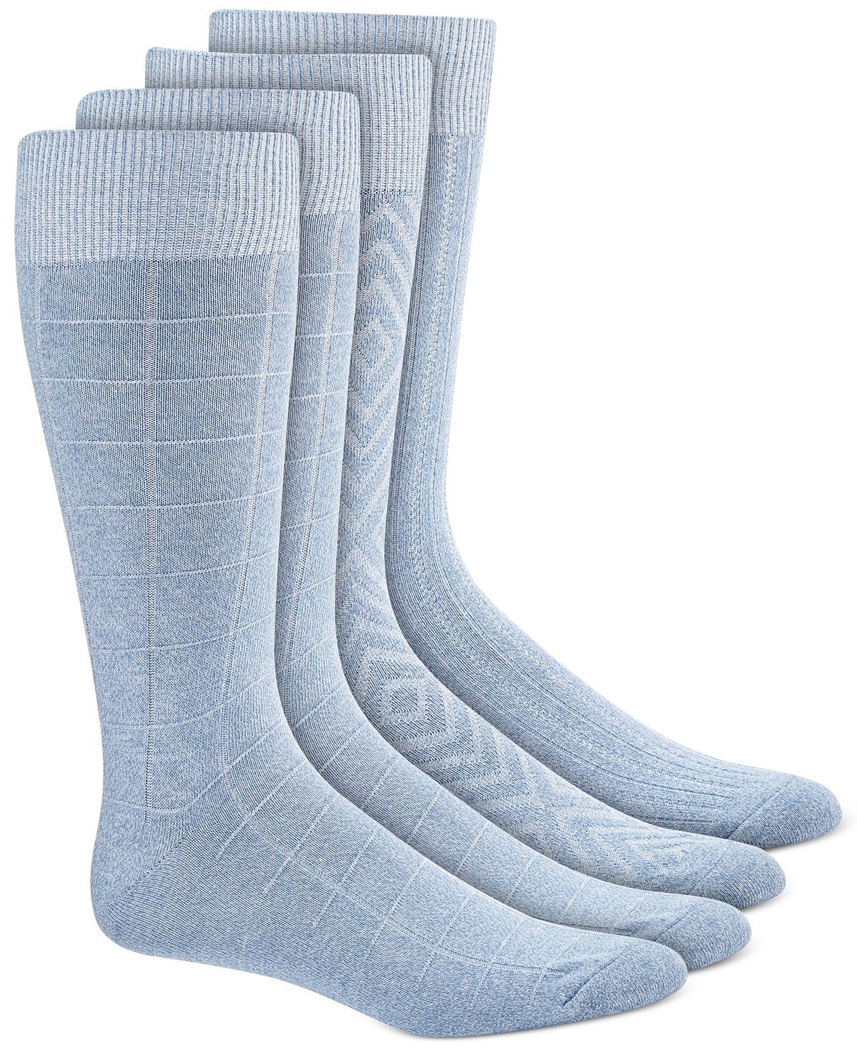 Alfani 4-pk. Textured Socks Blue
