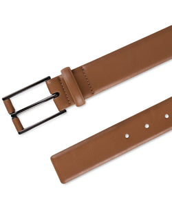 Alfani Alfatech Stretch Faux-leather Wrapped Buckle Dress Belt Tan thumbnail 4