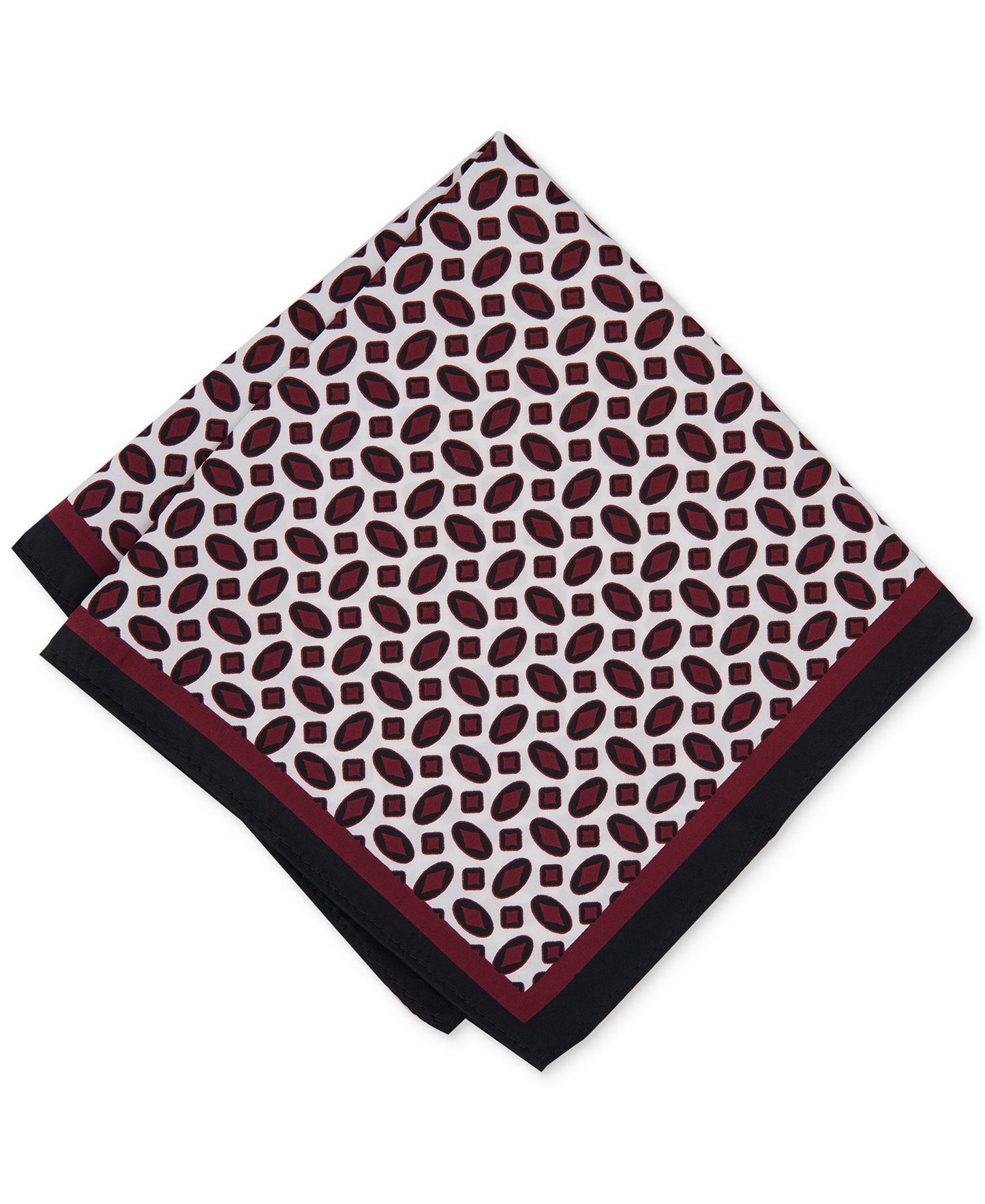 Alfani Geometric-Print Pocket Square