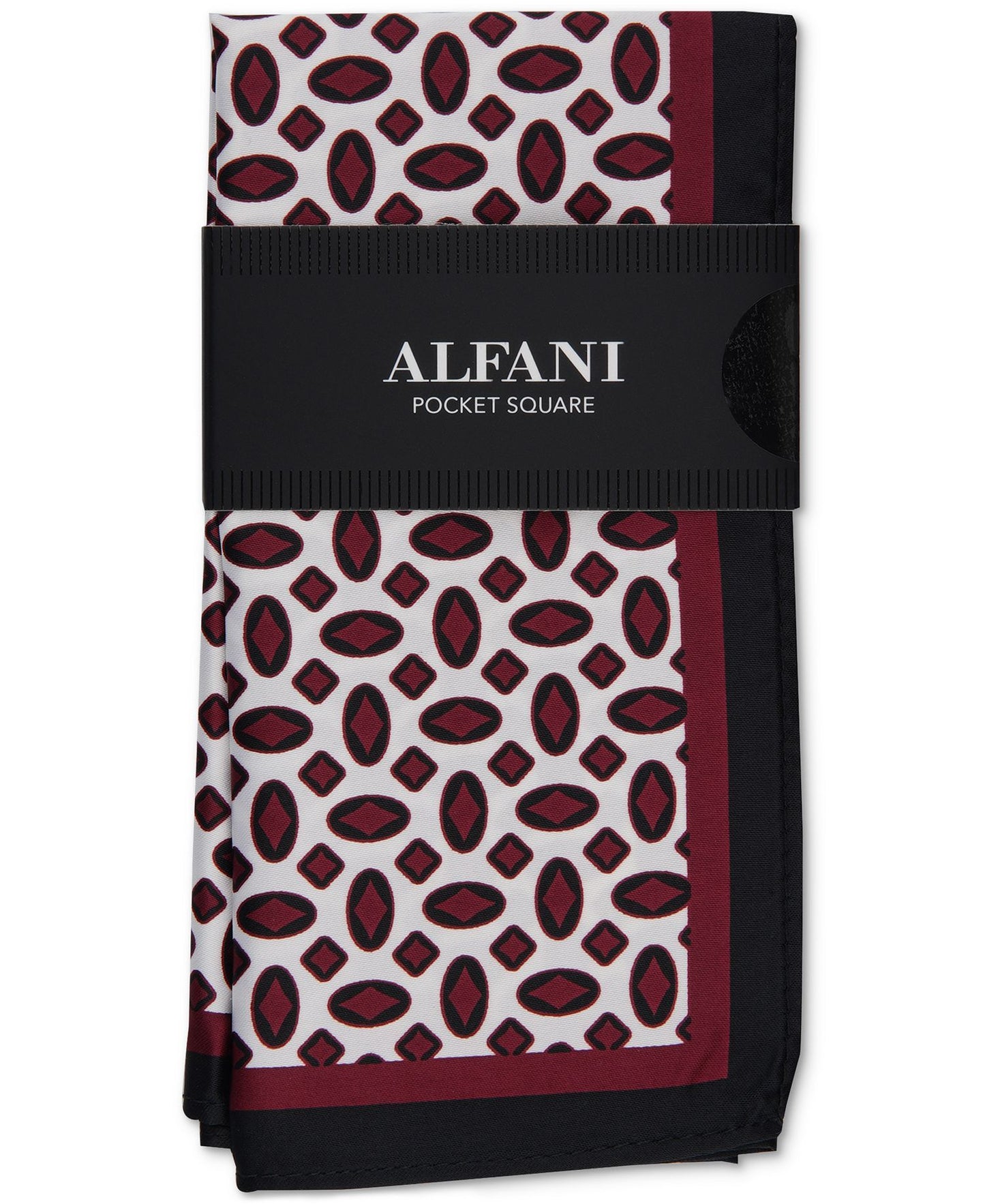 Alfani Geometric-Print Pocket Square