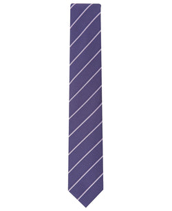Alfani Holden Stripe Necktie Dusty Lavander thumbnail 2