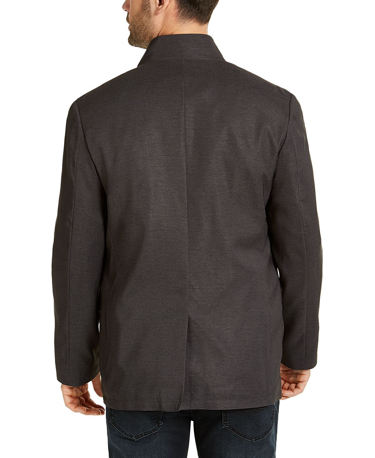 Alfani Kenneth Textured Jacket Charcoal