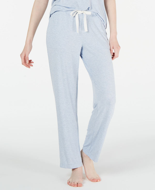 Alfani Knit Super Soft Pajama Pants Blue Cloud Heather
