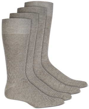 Alfani Men's 4-pk. Textured Socks, Created For Macy's Black,purple,white