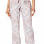 Alfani Printed Pajama Pant in Patchwork Pink