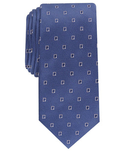 Alfani Slim Neat Tie Navy thumbnail 1