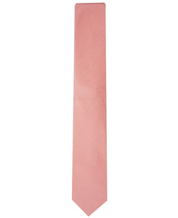 Alfani Solid Texture Slim Tie Salmon thumbnail 2