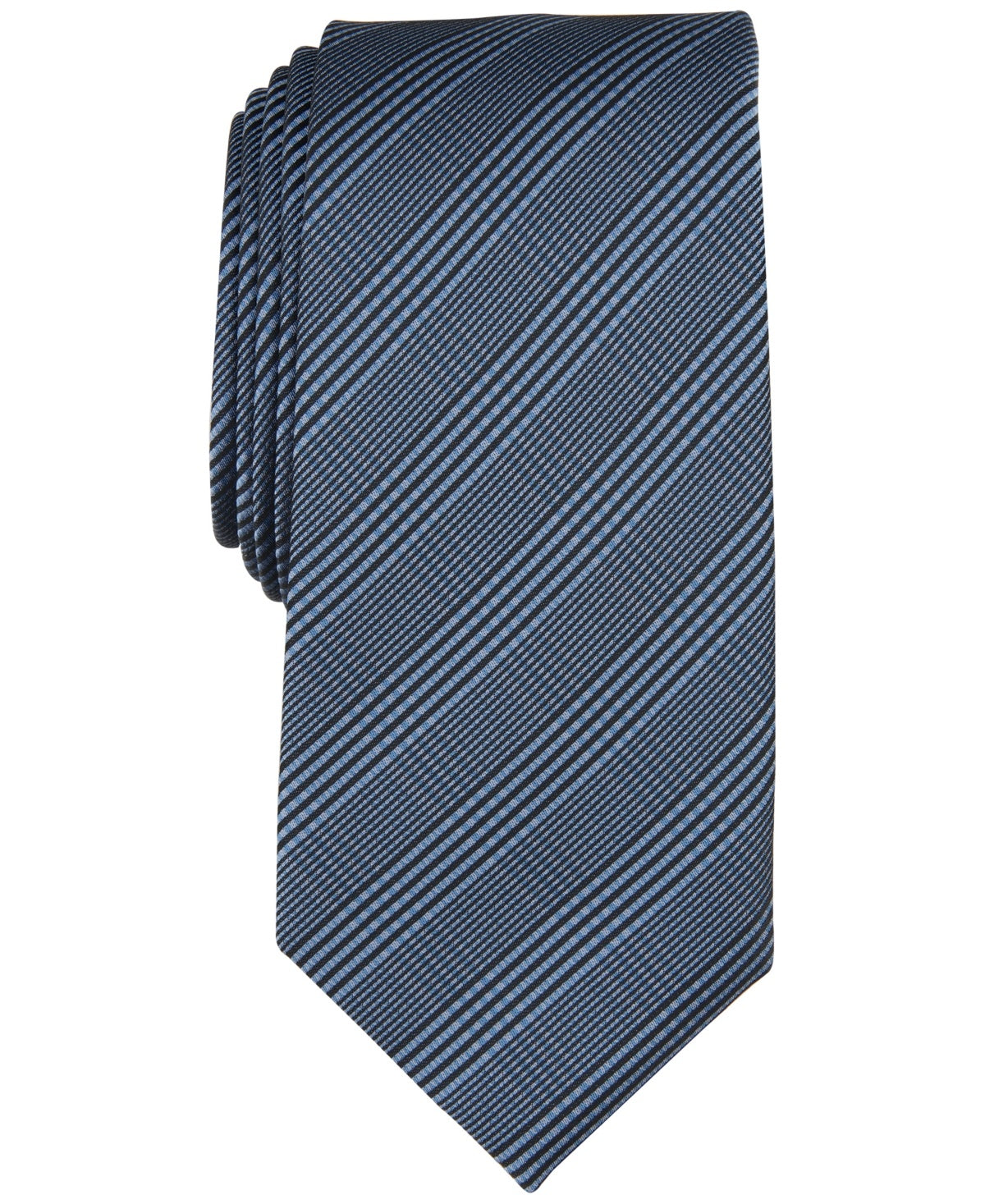 Alfani Stockton Plaid Tie Denim