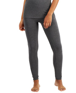 Alfani Ultra Soft Modal Leggings Heather Charcoal thumbnail 1