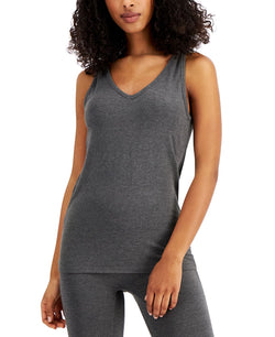 Alfani Ultra Soft Modal Tank Top Heather Charcoal thumbnail 1