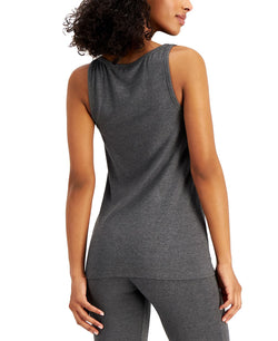 Alfani Ultra Soft Modal Tank Top Heather Charcoal thumbnail 2
