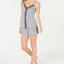 Alfani Ultra Soft Positive/Negative Side Stripe Printed Short in Diamond Geometric White