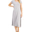 Alfani Ultra-soft Long Sleepshirt Nightgown Hy Grey Hthr