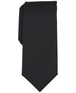 Alfani Windhill Solid Tie Necktie Slim Modern Black thumbnail 1