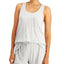Alfani Wo Tank & Shorts Pajama Set Pearl Grey
