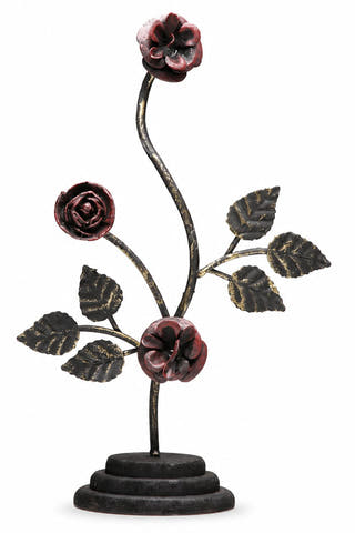 Alice’s Adventures Dark Rose Gothic Tabletop Sculpture
