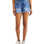 Almost Famous Ynq Denim Cuffed Ripped Shorts Medium Wash