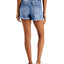 Almost Famous Ynq Denim Cuffed Ripped Shorts Medium Wash