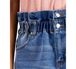 Almost Famous Ynq Denim Cuffed Ripped Shorts Medium Wash thumbnail 4