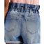 Almost Famous Ynq Denim Cuffed Ripped Shorts Medium Wash